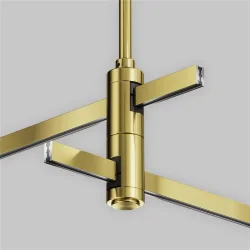 Крепление потолочное двойное Short 78мм Flarity латунь (Латунь) TRA156C-D1-BS