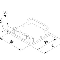 Заглушка для LC-LP-2528 с отверстием