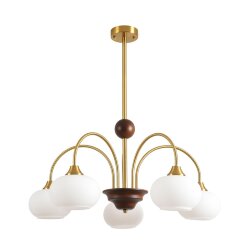 Люстра потолочная «LUMION» 8323/5C, серия: LARINA (крепление на планке) - -