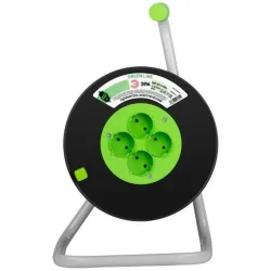 Удлинитель на пластик. катушке 4х40м без заземл. KAT-2x1.5-40m Greenline ПВС 2х1.5 Эра Б0065088