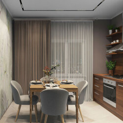 Линейный светильник SMART LENS 9W DIM 3000K-6000K черный, Denkirs DK8001-BK