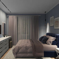 Линейный светильник SMART LENS 9W DIM 3000K-6000K черный, Denkirs DK8001-BK