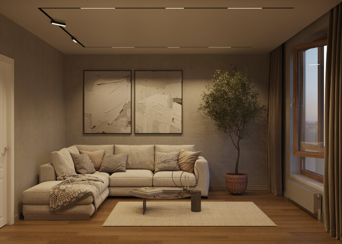 DK8001-BK Линейный светильник SMART LENS 9W DIM 3000K-6000K черный. Фото 3