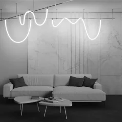 Трековый светильник Tau Flarity 4000K 27Вт 360° (Платина)