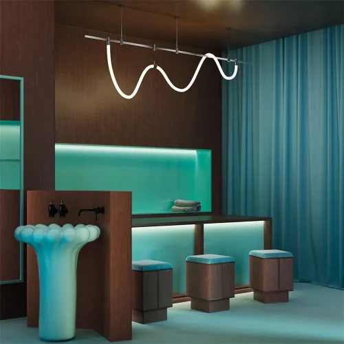 Трековый светильник Tau Flarity 4000K 27Вт 360° (Платина) - фото 10