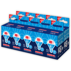 LED-G45-11W-NW-E14-FR-NR Набор из 10штук Лампа светодиодная, Форма шар, матовая, Серия Norma, Белый свет 4000K, Картон