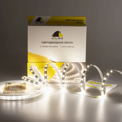 Светодиодная лента Class Premium, 2835, 64 led/m, day white, 24V, IP33, RN02 - фото I