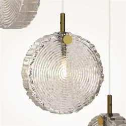 Подвесной светильник Frozen G4х5 (Латунь)