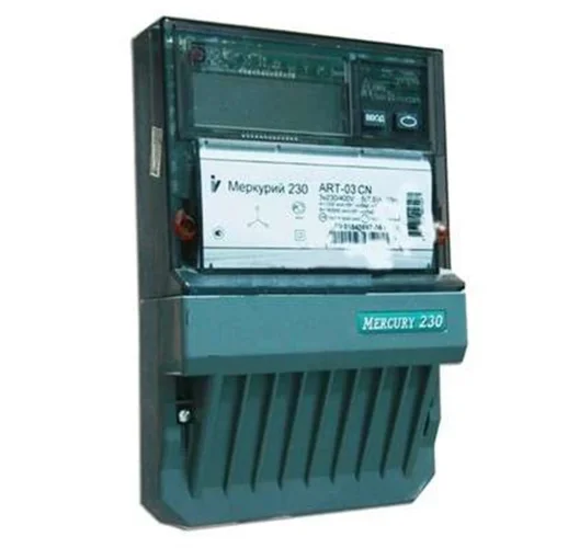 Счетчик Меркурий 230 ART-03 CN 3ф 5-7.5А класс точн. 0.5S/1.0 многотариф. CAN ЖКИ Моск. вр. Инкотекс М0000052401 - фото