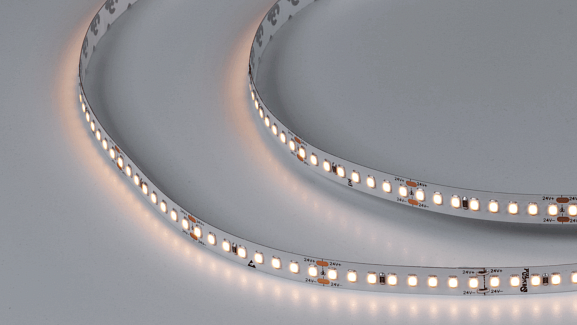 Светодиодная лента SMD-2835 теплый белый тип свечения, DSG2160-24-WW-33 - фото