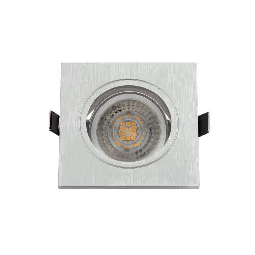 DK3021-CM Встраиваемый светильник, IP 20, 10 Вт, GU5.3, LED, серый, пластик. Фото 3