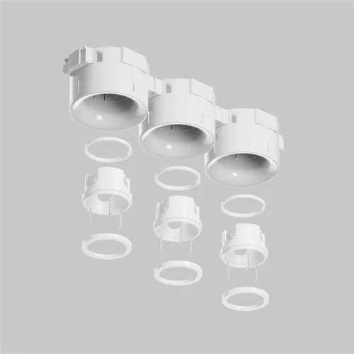 Встраиваемый светильник Intro GU10 9Вт IP 20 (Серый) - фото 2