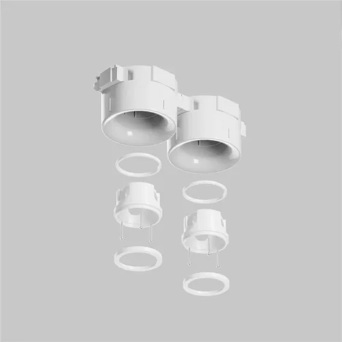 Встраиваемый светильник Intro GU10 9Вт IP 20 (Серый) - фото 3