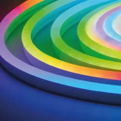 NeonLine ELFLED PVC интерьерный, боковой изгиб, 12В, IP53, 6мм, 1м, RGB SPI управляемый