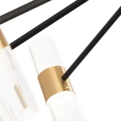 Люстра FR6038CL-L60B Миа 50 Вт LED (Черный) FR6038CL-L60B