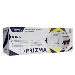 Выключатель нагрузки модульный 2п 20А PRIZMA TOKOV ELECTRIC TKE-PZ60-MDSI-2-20