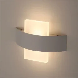 Светильник WL7 WH+WH декор. подсветка светодиод. 6Вт IP54 бел. ЭРА Б0034604