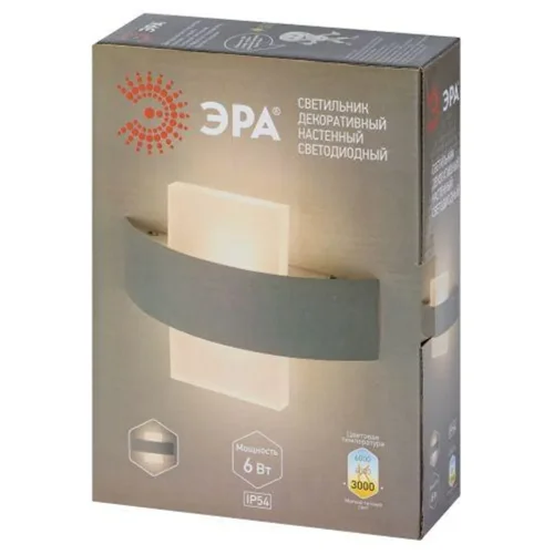 Светильник WL7 WH+WH декор. подсветка светодиод. 6Вт IP54 бел. ЭРА Б0034604 - фото 7