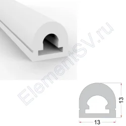 Cиликоновая оболочка T1313 S17 (13*13mm, pcb 8mm)