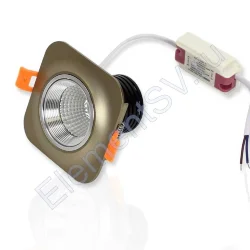Светодиодный светильник Spotlight AR22 bronze (7W, Warm White)