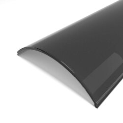 Рассеиватель поликарбонатный для профиля LC-LRM-BL40-2 чёрный