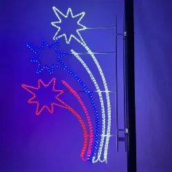 Светодиодная Консоль &amp;#171;Салют&amp;#187; 95 x 170 см, Триколор, 220В