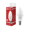 Лампа светодиодная LED-СВЕЧА-VC 6Вт 230В Е14 4000К 570Лм IN HOME - Фото