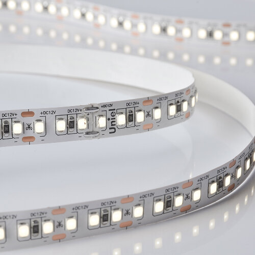 ULS-M14-2835-168LED-m-10mm-IP20-DC12V-14W-m-5M-4000K PROFI Гибкая светодиодная лента на самоклеящейся основе, Катушка 5м, в герметичной упаковке, Белый свет4000К. - фото 1