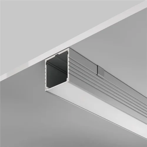 Алюминиевый профиль накладной 35×35 (Серебро, 2 м), ALM-3535A-S-2M (Серебро) - фото 4