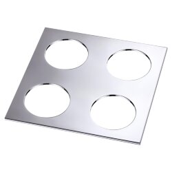 Рамка декоративная к артикулам 357585-357587, 357589, 357909-357910, 370639-370643 «Novotech» 358252, дизайн: Хай-тек, серия: METIS