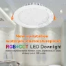 Светодиодный светильник Mi-Light FUT069 DOWNLIGHT GB170 (220V, 15W, RGB+CCT, IP54) - фото.