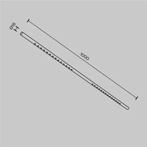 Светильник Points для системы освещения Axity 3000/6000К 24Вт 36° (Черный) - фото 3