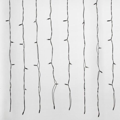 ULD-C2030-240-TBK MULTI IP67 Занавес светодиодный с эффектом мерцания, 3х2м, Соединяемый, 240 светодиодов, Разноцветный свет, Провод черный. - фото 4