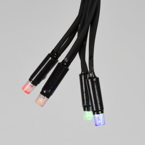 ULD-C2030-240-TBK MULTI IP67 Занавес светодиодный с эффектом мерцания, 3х2м, Соединяемый, 240 светодиодов, Разноцветный свет, Провод черный. - фото 5