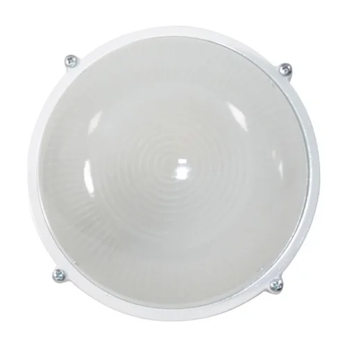 Светильник 'Банник' 1301 НПП 03-60-013 1х60Вт E27 IP65 круг малый корпус бел. Элетех 1005500934 - фото