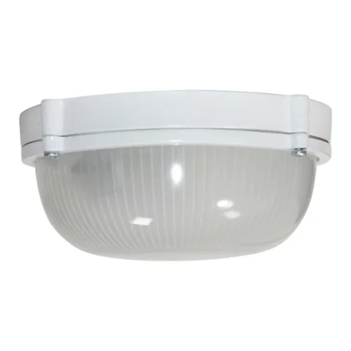 Светильник 'Банник' 1301 НПП 03-60-013 1х60Вт E27 IP65 круг малый корпус бел. Элетех 1005500934 - фото 2