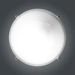 Светильник &#039;Банник&#039; 1301 НПП 03-60-013 1х60Вт E27 IP65 круг малый корпус бел. Элетех 1005500934