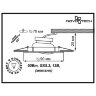 Встраиваемый поворотный светильник «Novotech» 369694, серия: CLASSIC (встраиваемый). Фото 2.