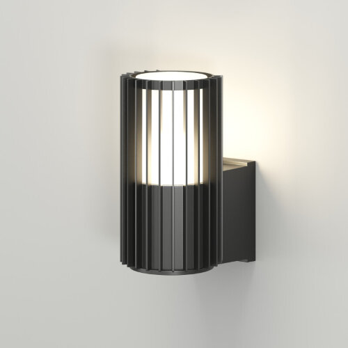 DK9722-BK Настенный уличный светильник FARSUN, IP65, 1xE27, до 18 Вт, черный, алюминий.