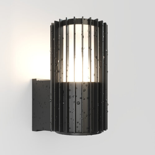 DK9722-BK Настенный уличный светильник FARSUN, IP65, 1xE27, до 18 Вт, черный, алюминий. Фото 3