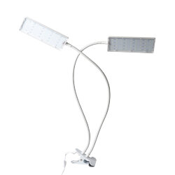 ULT-P37-24W-SPLE-TM-60 IP40 WHITE TWIN Светильник для растений светодиодный с таймером, на прищепке, Спектр для фотосинтеза, TM Uniel