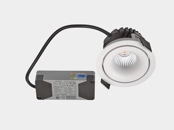 Светильник  встраиваемый , серия MINI COMBO, Белый, 8Вт, IP20, Нейтральный белый (3000К) , DL-MINI-0801-60-WH-8-WW. Фото 2