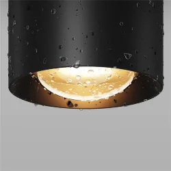 Потолочный светильник Lumina 3000К 7Вт IP 65 (Черный)