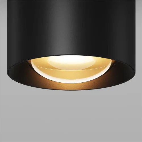 Потолочный светильник Lumina 3000К 7Вт IP 65 (Черный) - фото 2