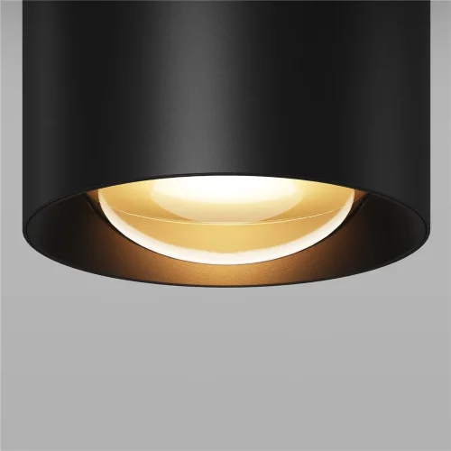 Потолочный светильник Люмина / Lumina 3000К 7Вт IP 65 (Черный) O498CL-L7B3K - фото 2