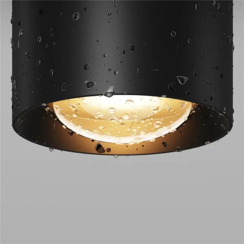 Потолочный светильник Люмина / Lumina 3000К 7Вт IP 65 (Черный) O498CL-L7B3K - фото 4