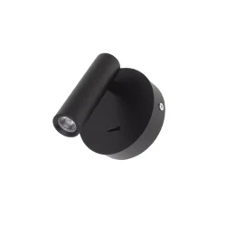 Светильник светодиодный прикроватный C07 SN3 (220V, 3W, day white, черный корпус)