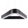ULO-K11B 50W-4000K-T70 IP40 BLACK Светильник линейный светодиодный подвесной, Треугольник, 70см, Белый свет 4000К, 5600Лм, Алюминий, Цвет чёрный, TM Uniel - фото 6