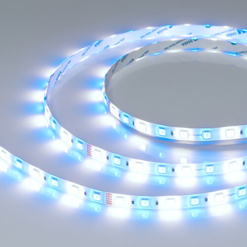 Светодиодная лента RTW-SE-B60-10mm 24V RGBW-White (14.4 W/m, IP65, 5060, 5m) (Arlight, Открытый) - фото 6