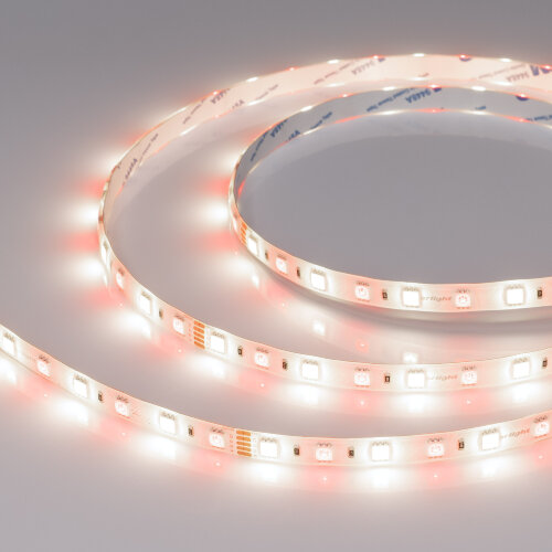 Светодиодная лента RTW-SE-B60-10mm 24V RGBW-White (14.4 W/m, IP65, 5060, 5m) (Arlight, Открытый) 034184 - фото